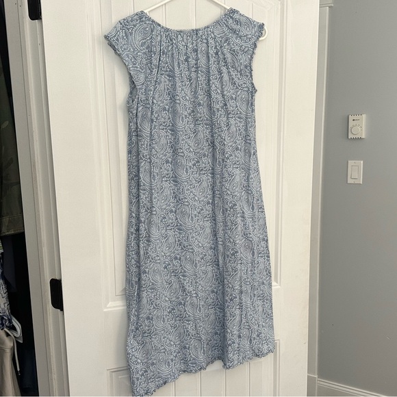 Ralph Lauren Summer nightgown Blue Paisley - Picture 3 of 6